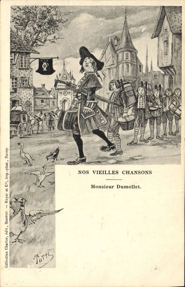 Nancy — Nossas Velhas Canções — Senhor Dumollet — Royer et Cie, Saumur, editor - Frente