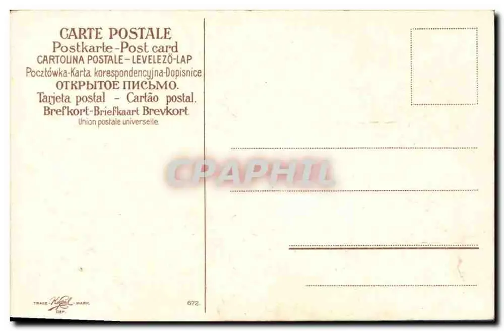 Natal — calendário de advento — editor Nepal, n° 672 - Verso