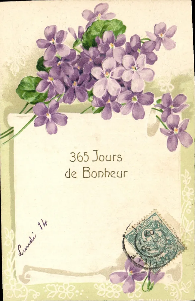 Violeta — 365 Dias de Felicidade — Editor H. R. F. Paris - Frente