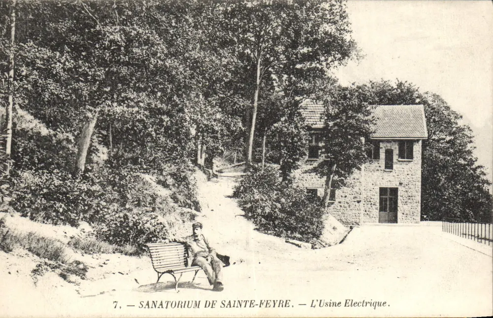 Sainte-Feyre — Die Elektrische Anlage — Sanatorium von Sainte-Feyre - Vorderseite