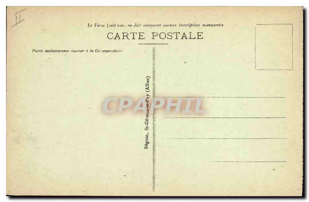 Pittoreske Auvergne — Die Fabrik und der Staudamm der Fades — Verlag Ideal, n° 2798 - Rückseite