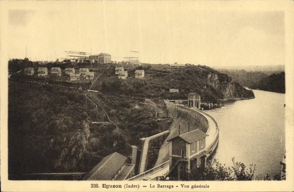 Eguzon (Indre) — Il Diglio — Vista generale — n° 338 - Recto