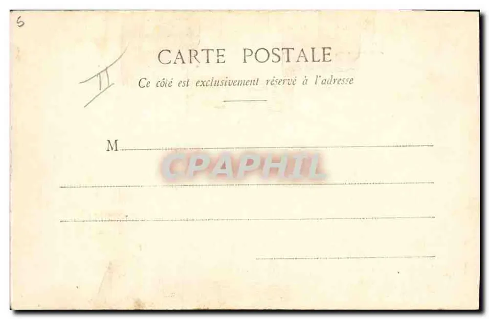 Lächelnde Frau, die auf einen Stempel zeigt — Phototype A. BERGERET & Cie, NANCY - Rückseite