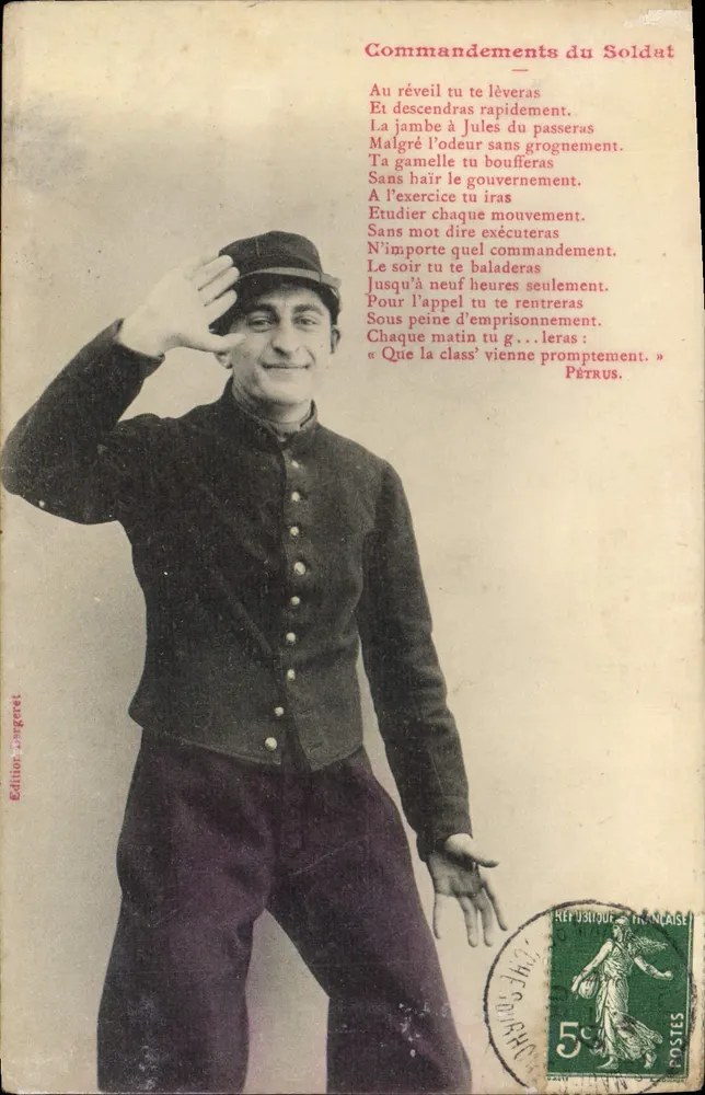 Soldat grüßt — Die Soldatenkommandos — Edition Dargeret - Vorderseite