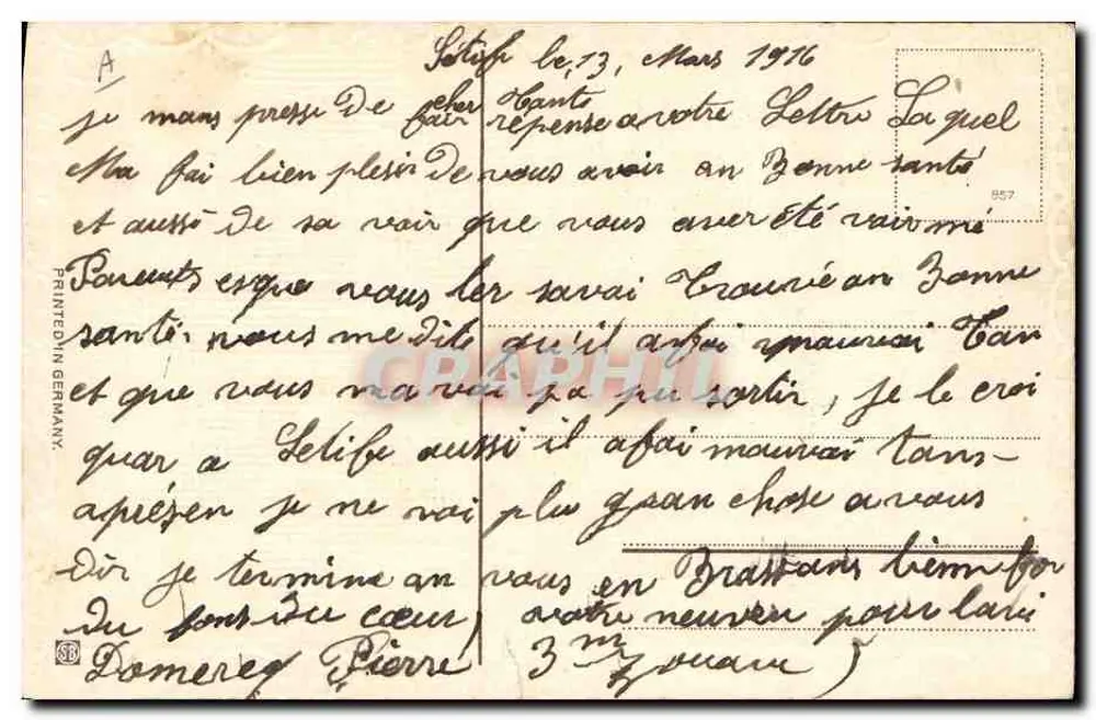Flores de pensamento — motivo bordado — editor desconhecido, n° 805 - Verso