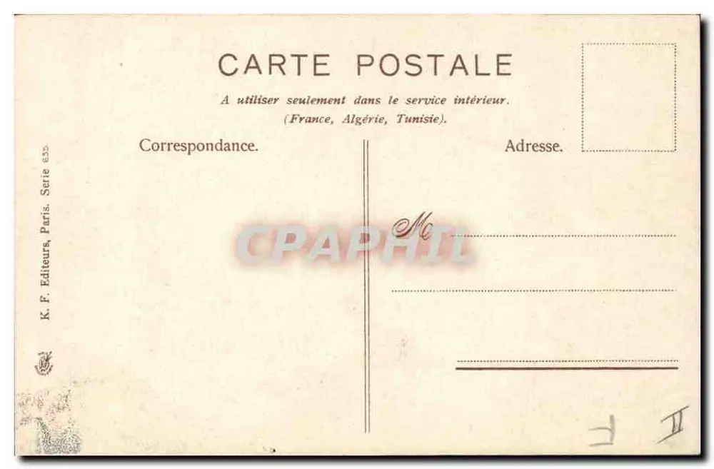 Margarida — poema de Paul Henrien — K.F. Editeurs, Paris, Série 630 - Verso