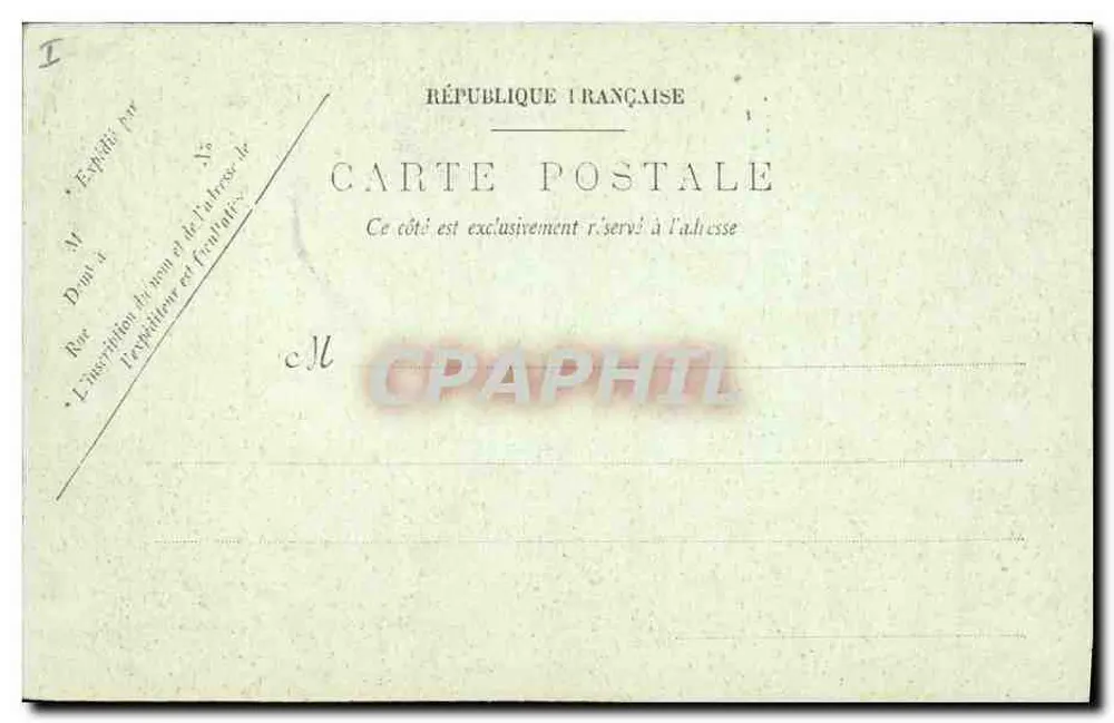 Camarat — Innenansicht der Notre-Dame — Grabmal von Fénelon — LL. 118 - Rückseite