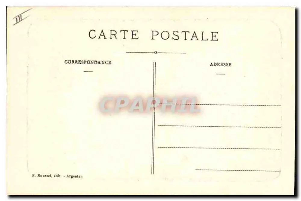 As Gansos — 909. EM NORMANDIA — E. Roussell, editor - Argentan - Verso