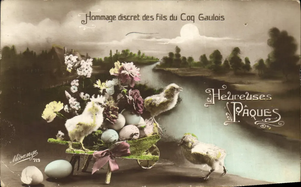 Páscoa — Hommage Discreto dos Filhos do Galo Gaulês — Misange 719 - Frente