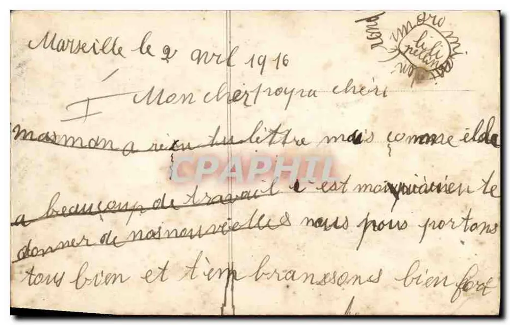 Páscoa — Hommage Discreto dos Filhos do Galo Gaulês — Misange 719 - Verso