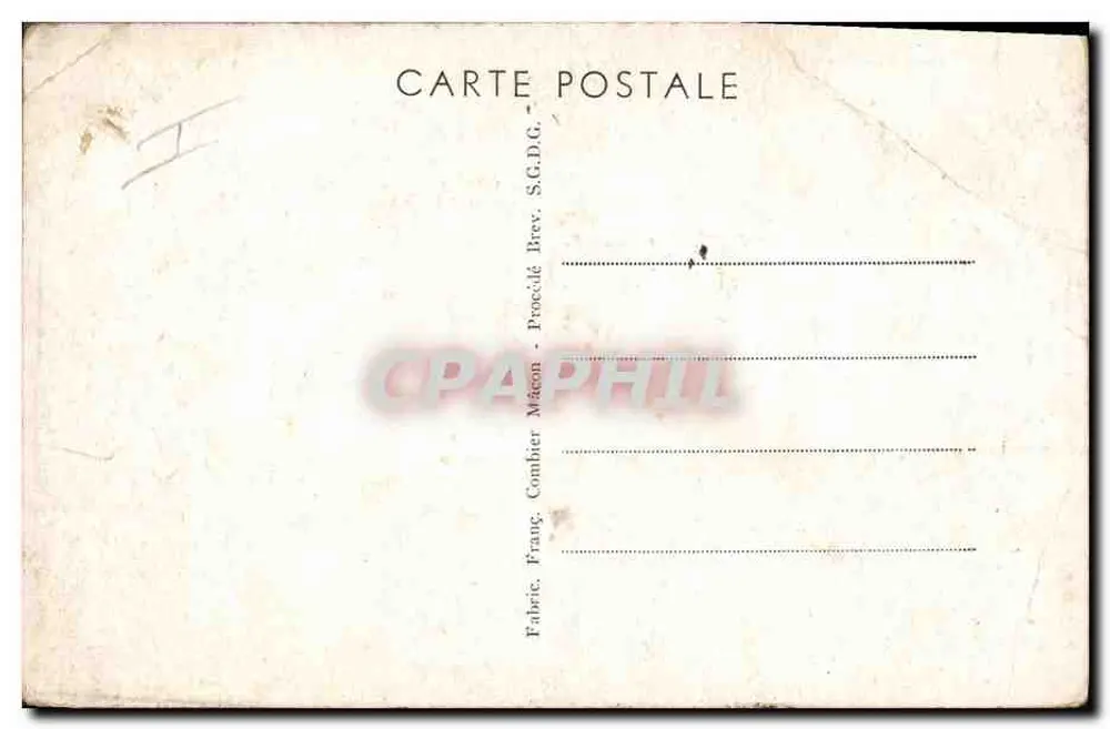 Sidi-Bel-Abbès — Hall des Legionärs — Verlag Combier - Rückseite