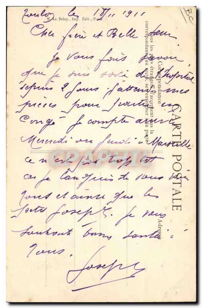 Catástrofe do "Liberté" — As escombros — Editor E.D. n° 148 - Verso