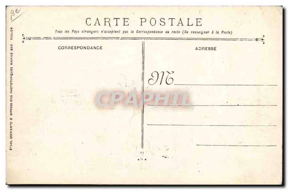 Lafayette — Krankenboot der französischen Marine — Krieg 1914-15-16-17-18 - Rückseite
