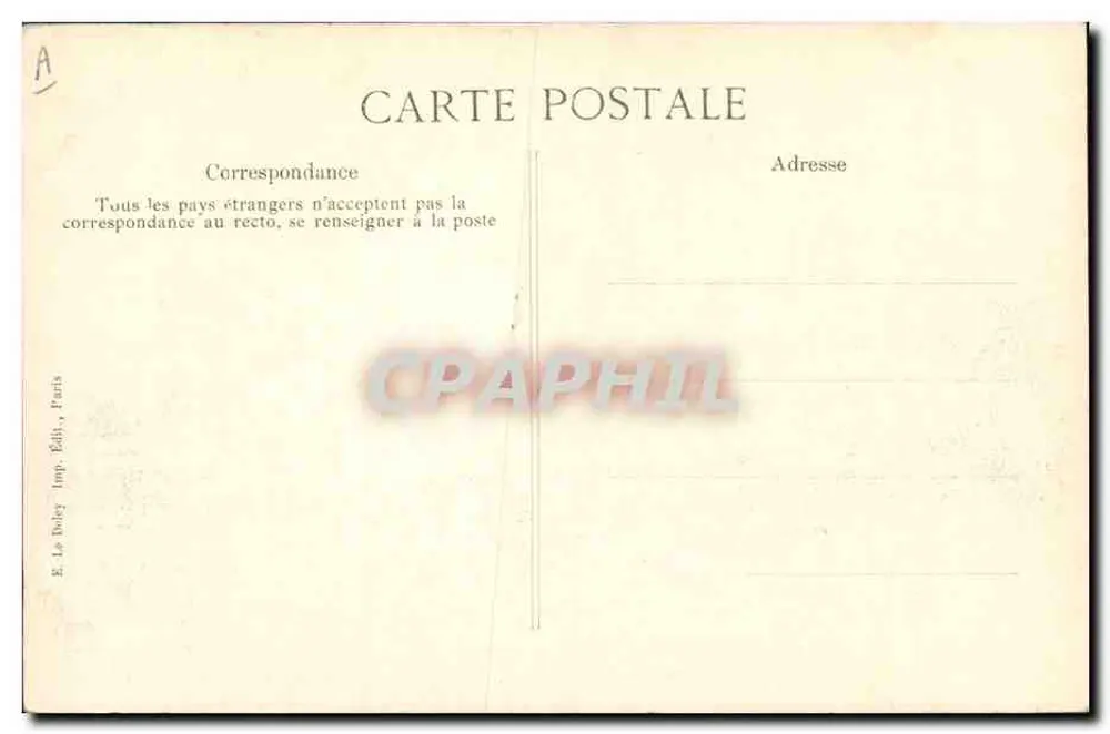 Catástrofe do "Liberté" — O remoção — 25 de Setembro de 1911, às 5h55 da manhã, na Baía de Toulon - Verso