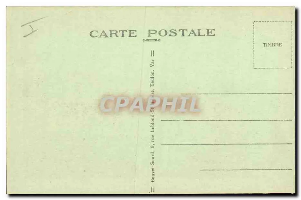 Lorraine — Cuirassé — Edit. B.S. - Verso