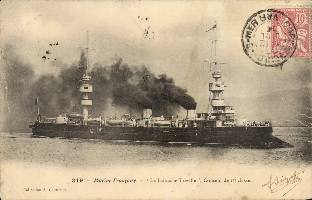 Le Latouche-Tréville — Kreuzer der 1. Klasse — Sammlung A. Couturier, n° 319 - Vorderseite