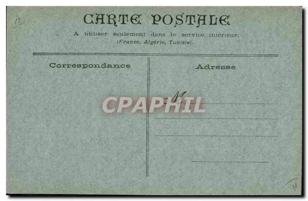 Der Brief des Saint-Cyrien — N°1 — Imprimerie P. Feron-Vrau, Paris 8e - Rückseite
