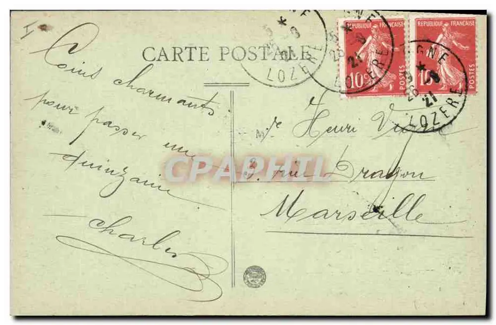 Gorges der Allier — Der Wasserkraftwerksdamm von Langogne — Verlag: Robert, Fotos Tillyford (Lozère) - Rückseite