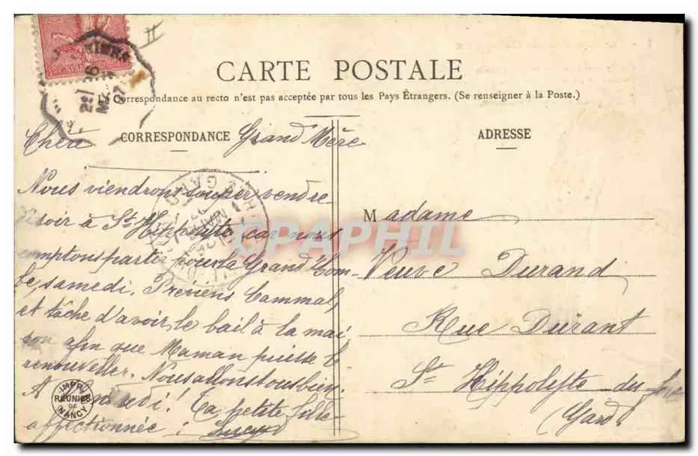 A Encantadora de Pássaros — Edição Bergeret — n°1 - Verso