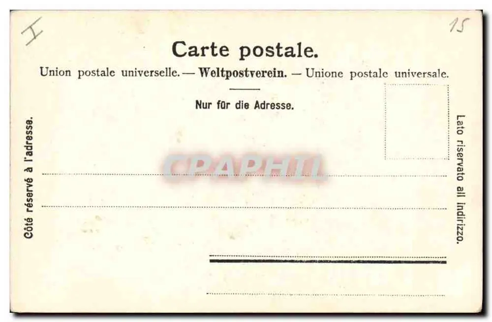 Falcão em voo — E. Chiffelle, fot. Neuchâtel — n° 359 b - Verso