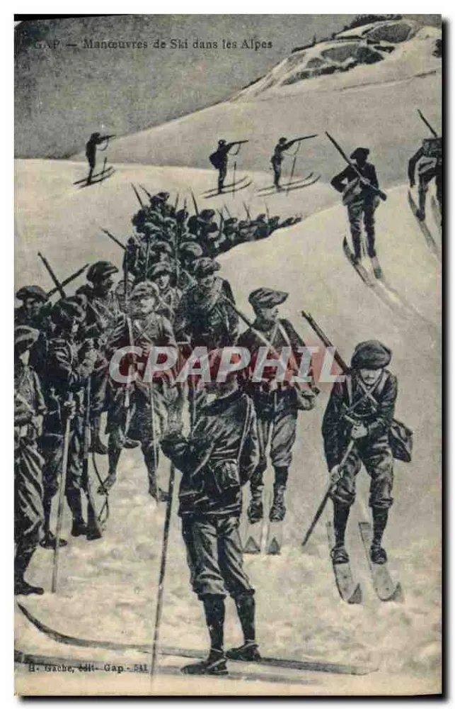 Ski-Manöver in den Alpen — GAP — H. Gache, Verlag Gap - 581 - Vorderseite
