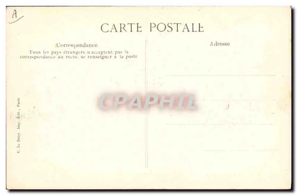 Catástrofe do "Liberté" — As escombros — Editor E. Le Daley, Paris - Verso