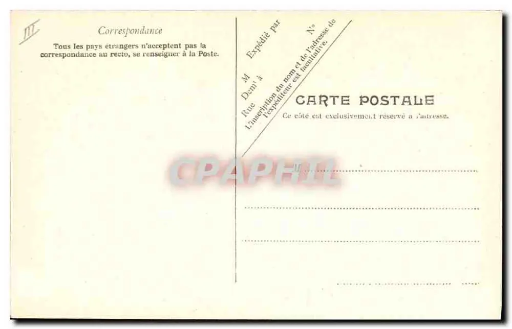 Marinha Francesa — « Le Latouche Tréville » — V.P. Paris No.18 - Verso