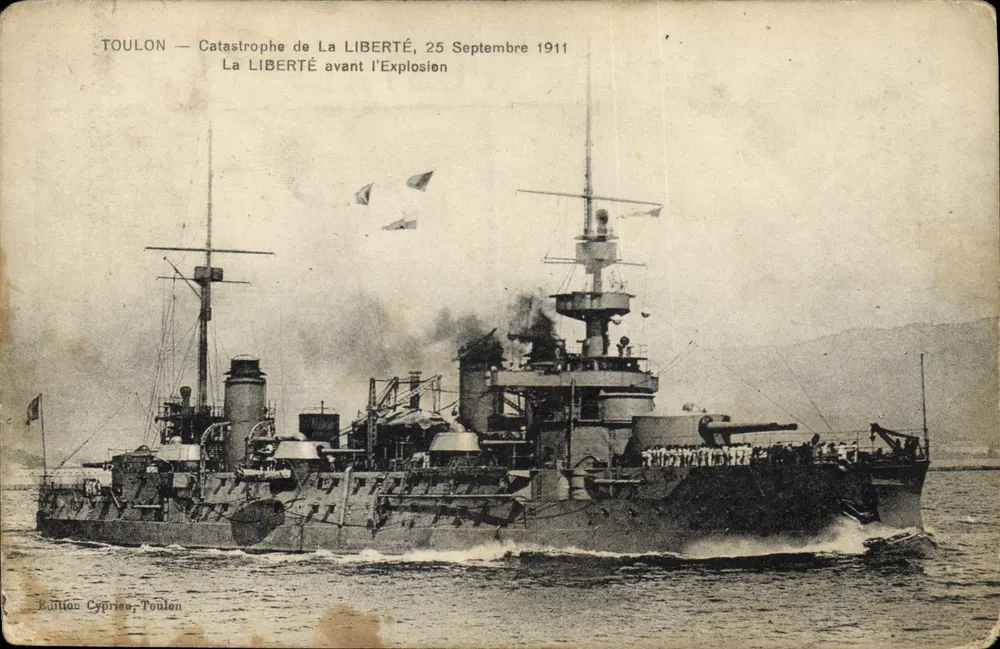 Toulon — Katastrophe der LA LIBERTÉ, 25. September 1911 — Édition Cyprien, Toulon - Vorderseite