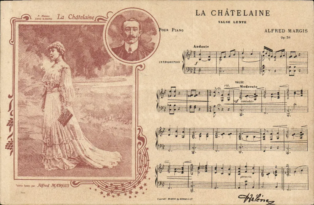 A Senhora da Cidade — Valsa Lenta — Alfred Margis, Op. 30 - Frente