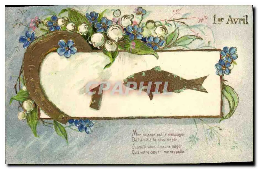 Botschaftsfisch — 1. April — Verlag nicht sichtbar - Vorderseite
