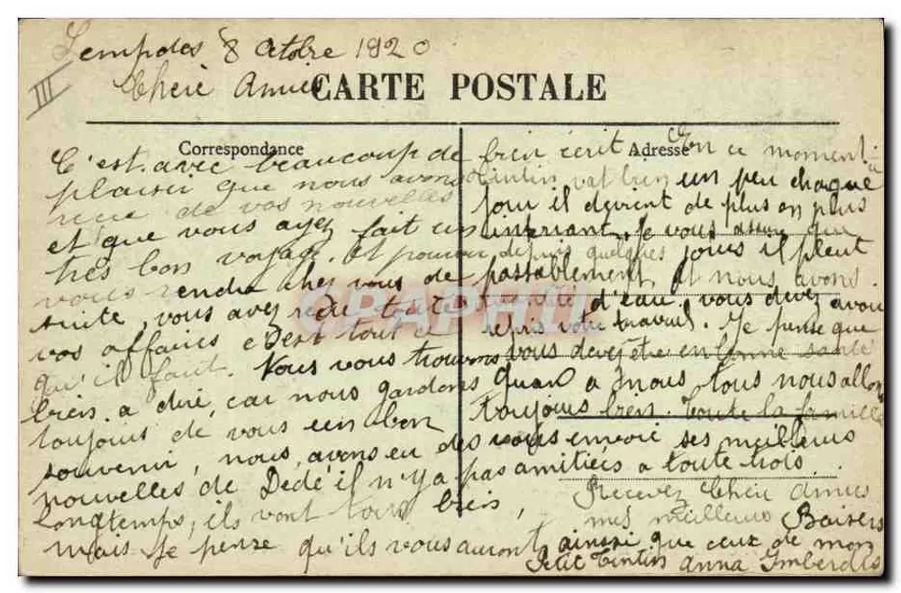 Lempdes (Hte-Loire) — Der Staudamm auf dem Allagnon und die Stromschnelle — Verleger MB, n° 5311 - Rückseite