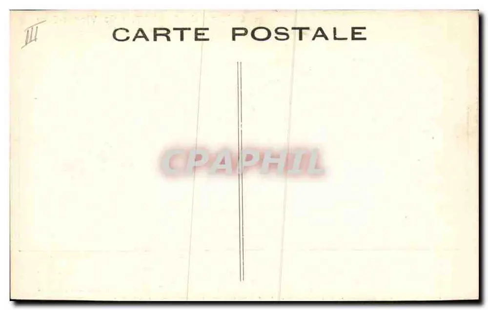 Schloss CARLAT, nahe Vic-sur-Cère (15. Jahrhundert) — unbekannter Verleger, Seriennummer III - Rückseite