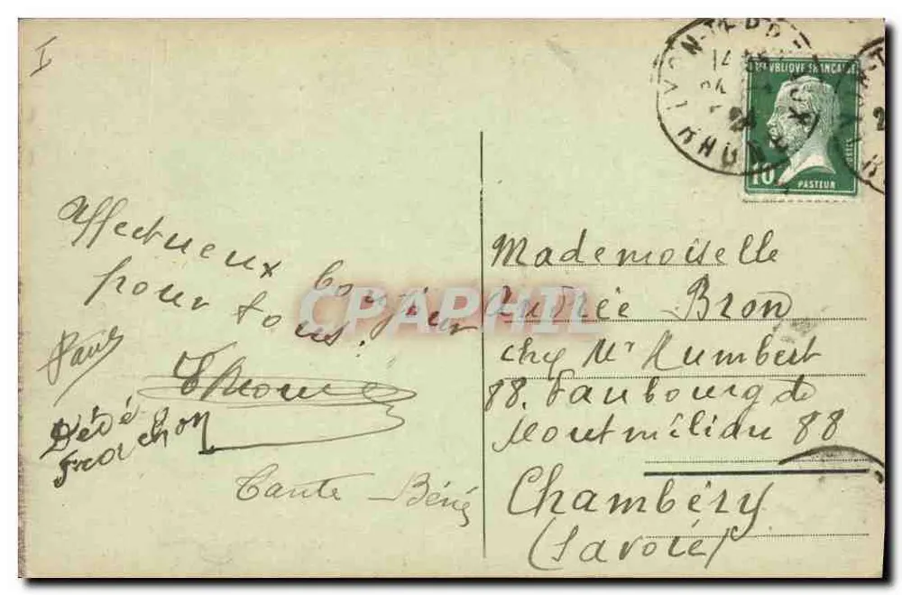 LYON — As Garças de Lyon — E.R. n°381 - Verso