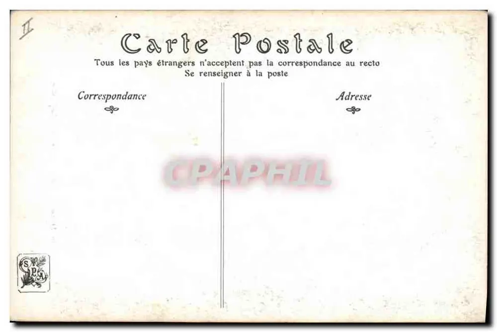 Kein Respekt für die Wäsche — Salon de 1908 — von Ladevèze-Cauchois - Rückseite