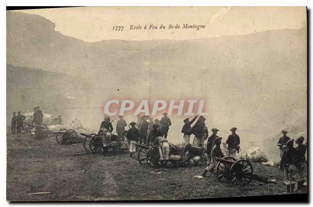 Schule des Bergfeuers — 1777 — E. Reynaud, Chambéry - Vorderseite