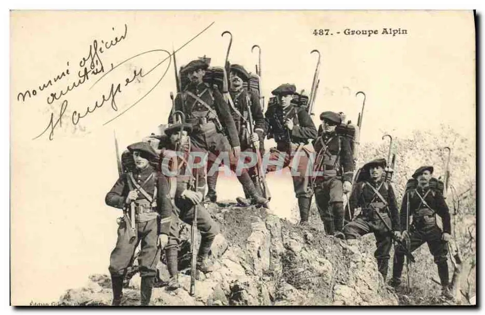 Alpine Gruppe — 487 — Verlag G. G. P. Paris - Vorderseite