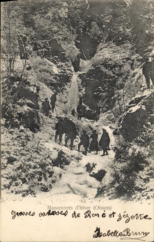 Wintermanöver (Oisans) — Gorges de René und Jégèrre — Isabelle Brun - Vorderseite