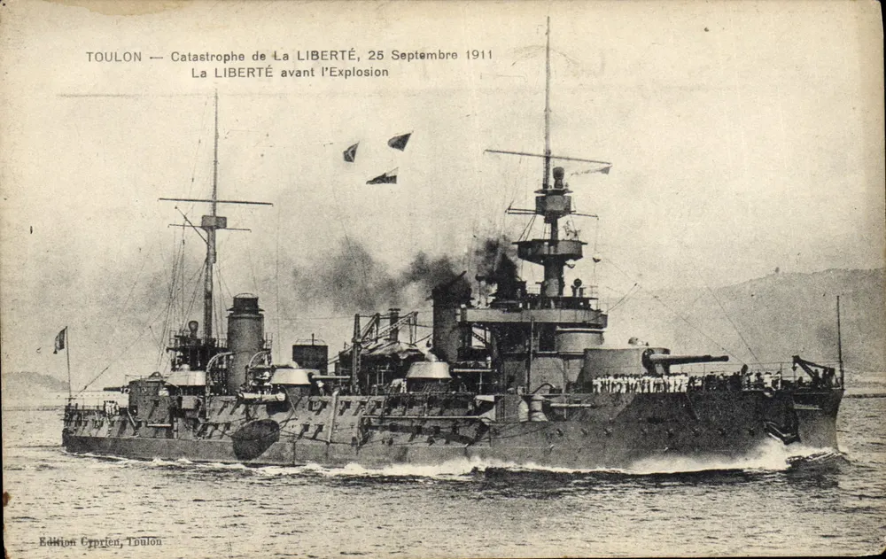 Toulon — Katastrophe der LA LIBERTÉ, 25. September 1911 — Edition Cyprien, Toulon - Vorderseite