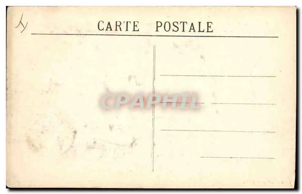 Toulon — Katastrophe der LA LIBERTÉ, 25. September 1911 — Edition Cyprien, Toulon - Rückseite