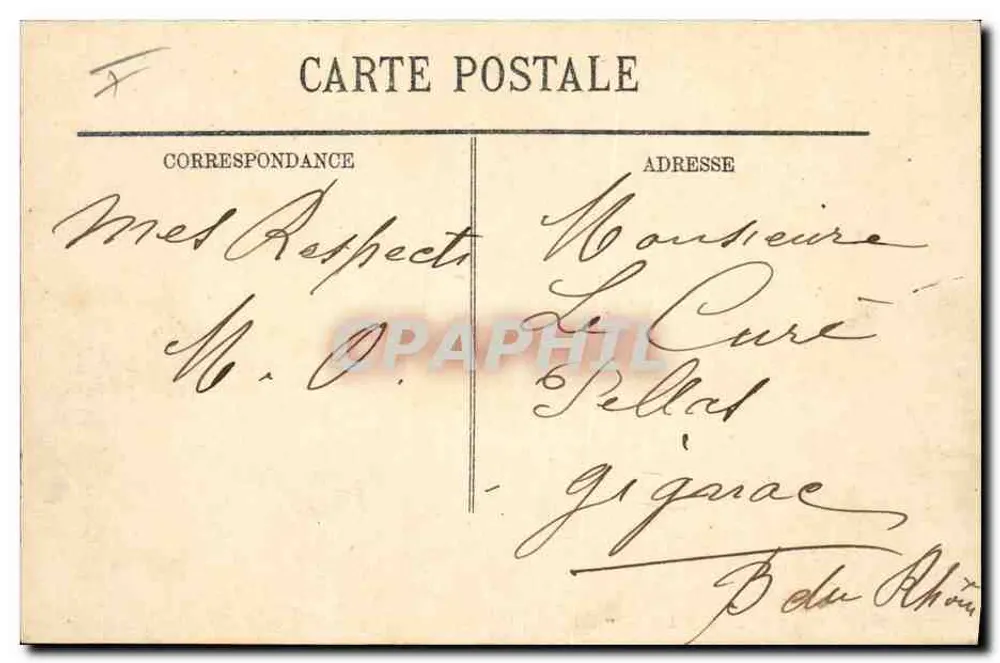 Marinha de Guerra — "Liberté", Couraçado de 1º Grau — LL. — Editor LL, n° 71 - Verso