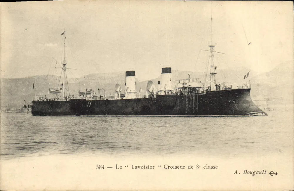 Der « Lavoisier » — Kreuzer der 3. Klasse — A. Bougault n°584 - Vorderseite