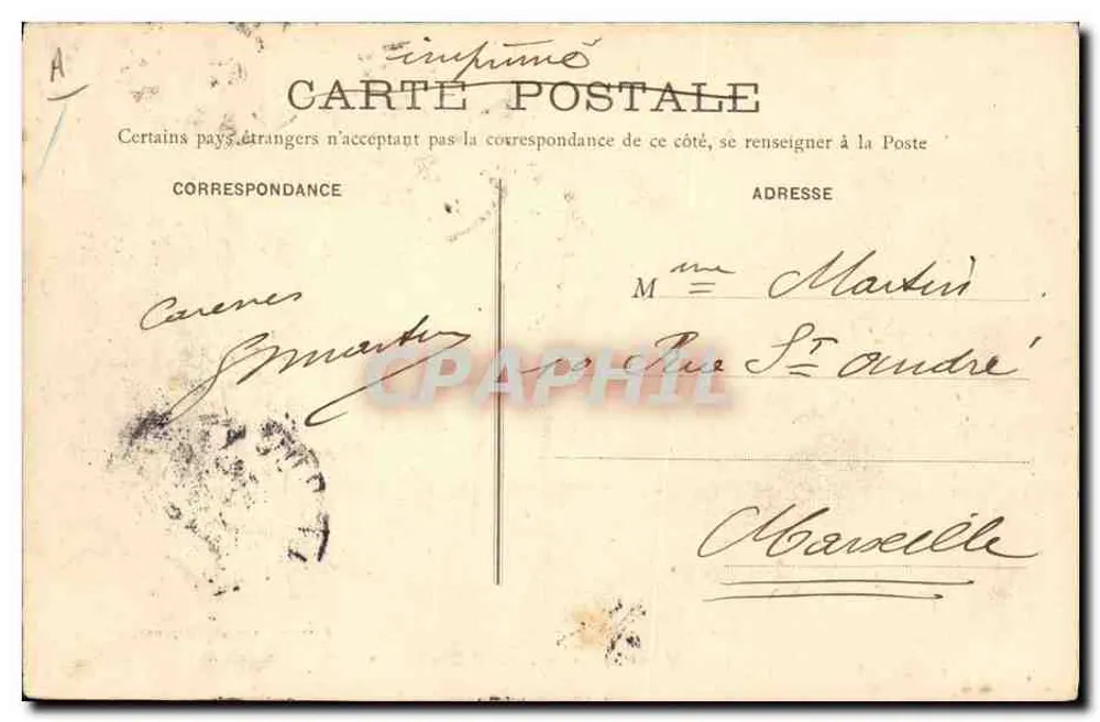 Toulon — Le Latouche Tréville — Edition Galeries, Nr. 48 - Rückseite