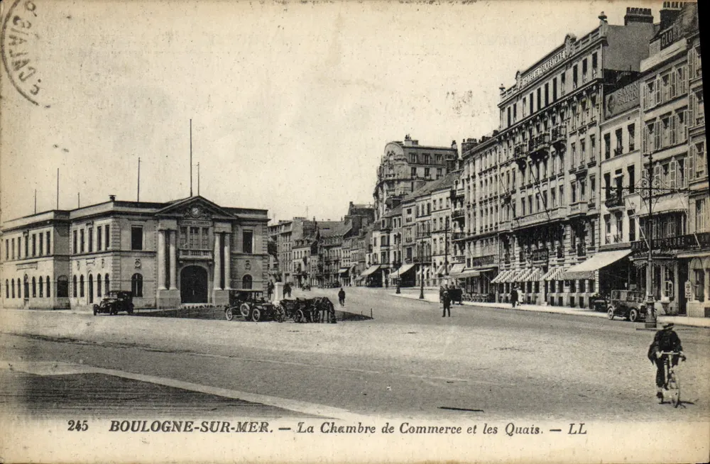 Boulogne-sur-Mer — Die Handelskammer und die Kais — LL - Vorderseite