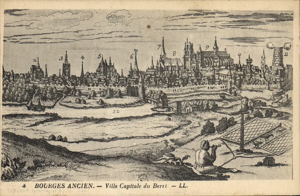 Bourges Antigo — Cidade Capital do Berri — LL. - Frente