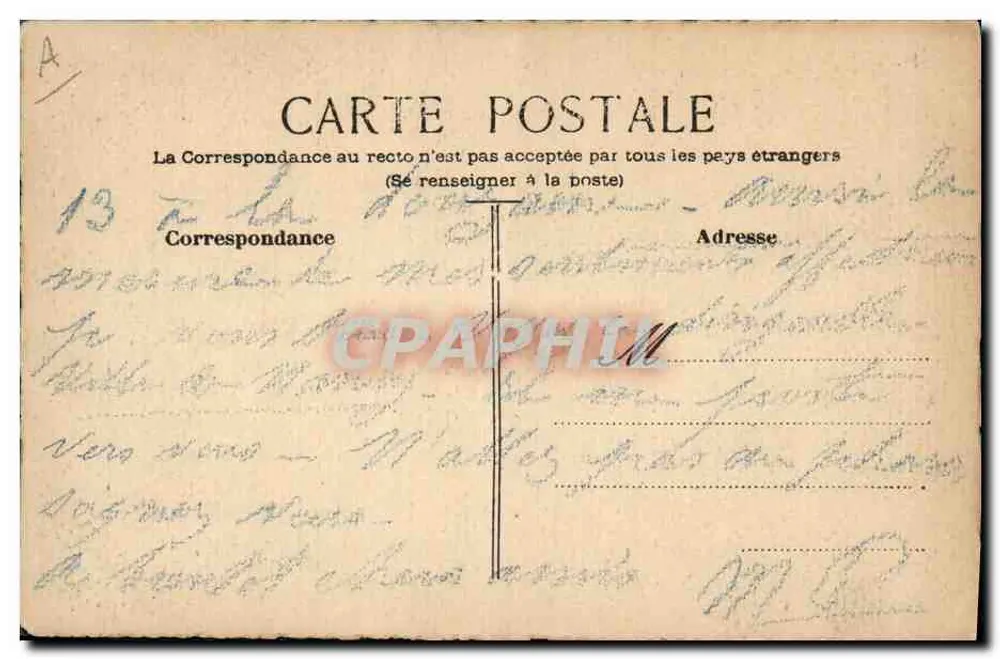 Coruja e pinto diante de um dirigível — (V. Hugo) — editor não visível - Verso