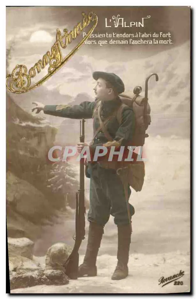Alpinist — L'Alpin — Verlag Ronanche n°220 - Vorderseite