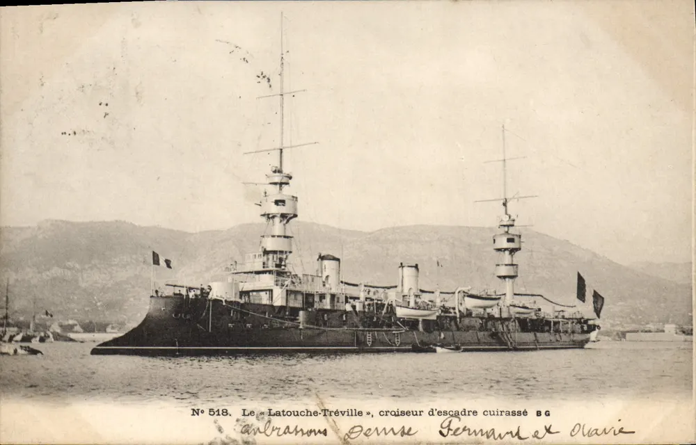 Der « Latouche-Tréville », gepanzerte Flottenschlachtschiff — Verlag Bernard & Navie, Nr. 518 - Vorderseite