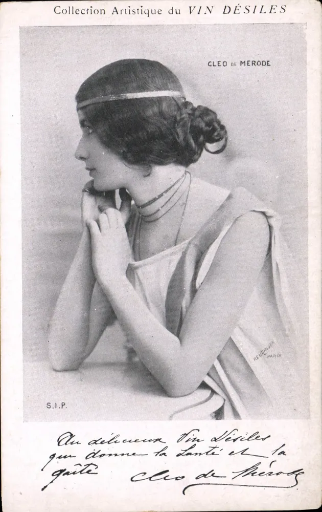 Cleo de Mérode — Kunstkollektion von Vin Désiles — S.I.P. / Heutung Paris - Vorderseite