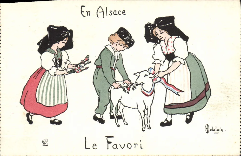In der Elsass — Der Favorit — Delalain - Vorderseite