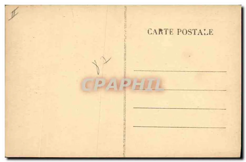 Limoges — Boulevard Carnot — Handelskamer en Postkantoor — Ed. A. Menard - Achterkant